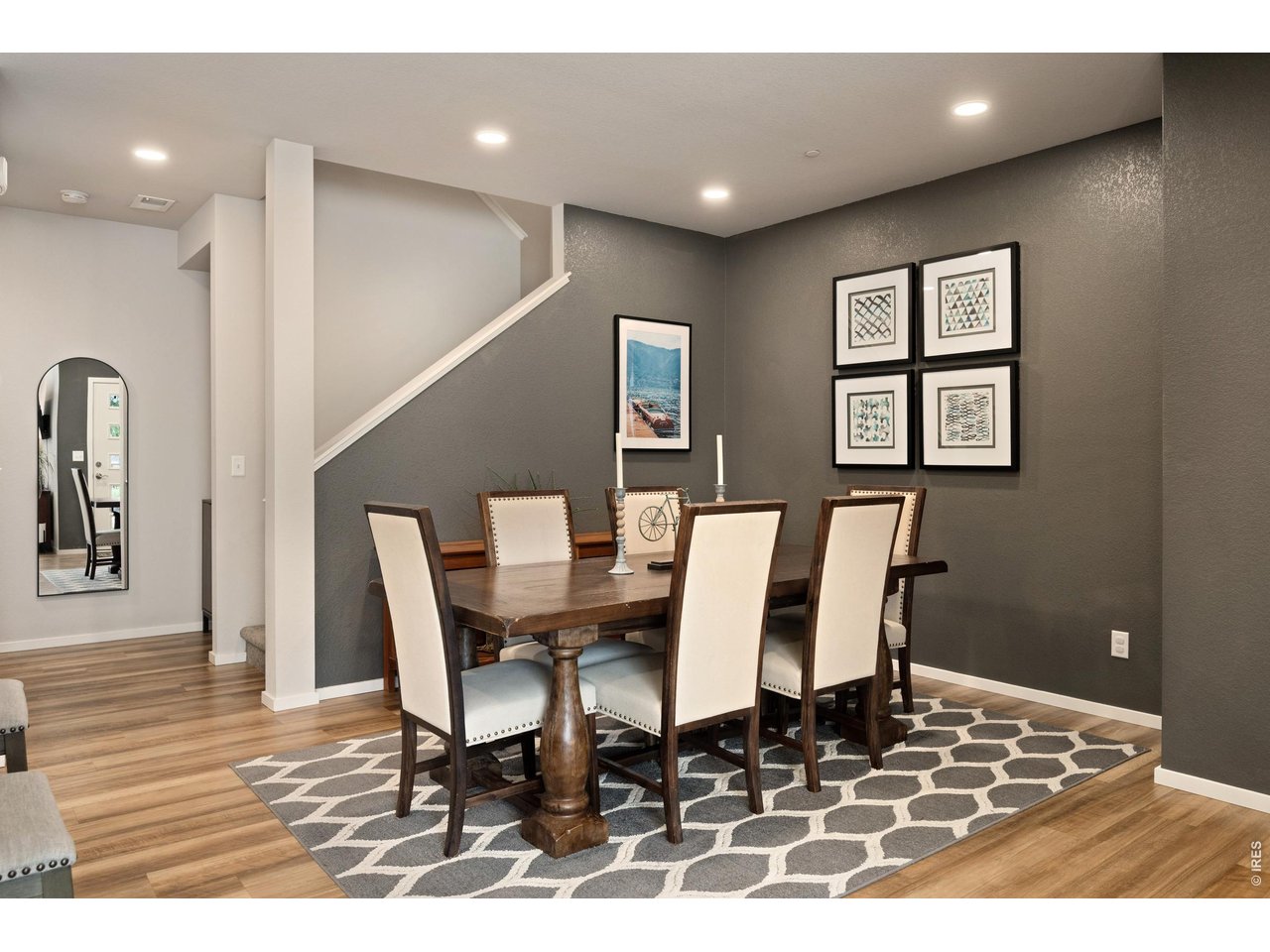 Property Photo 13 Dining Room with Accent Wall