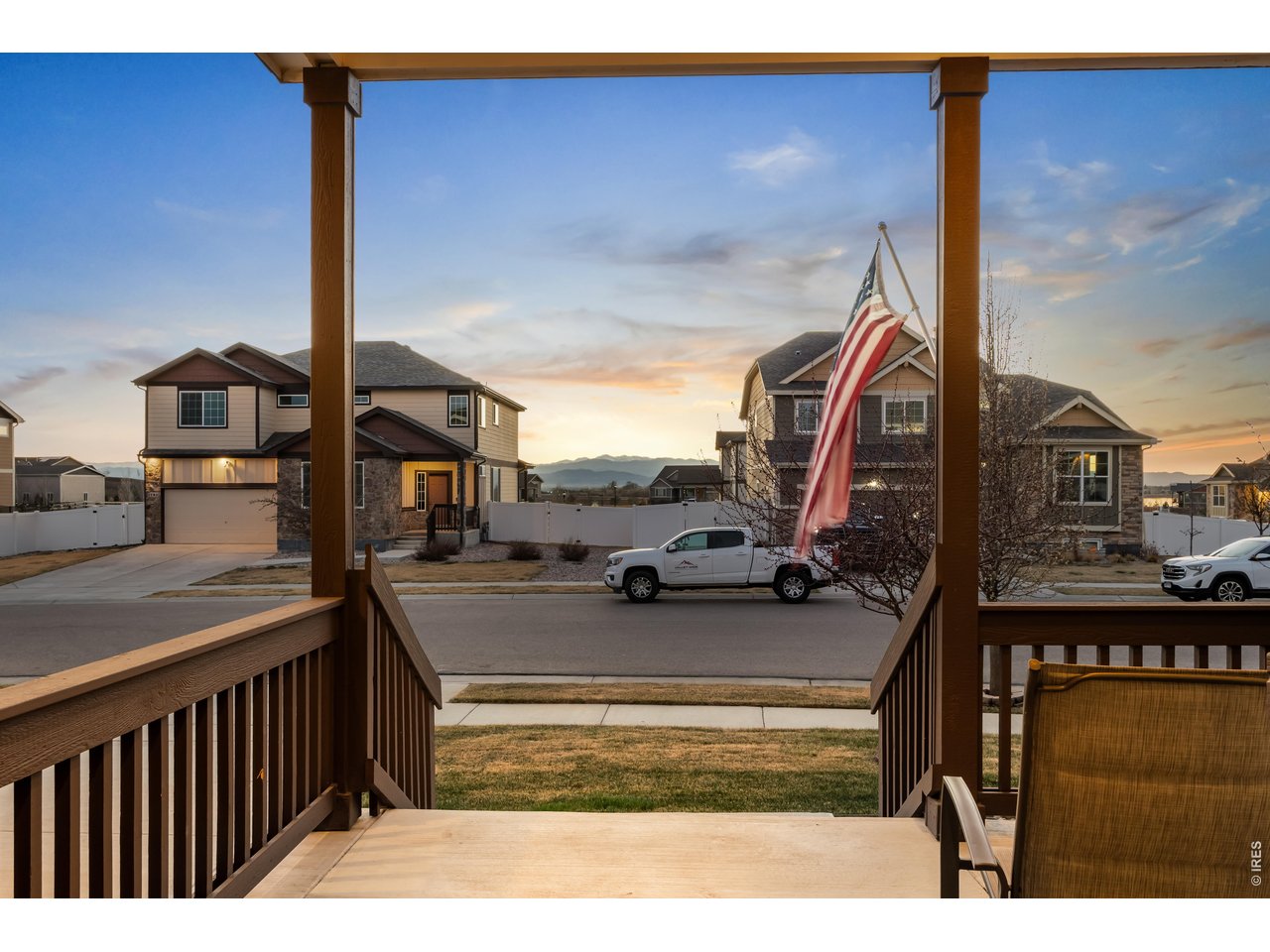 Property Photo 3 Beautiful Mountain Views and Sunsets from your Covered Front Porch