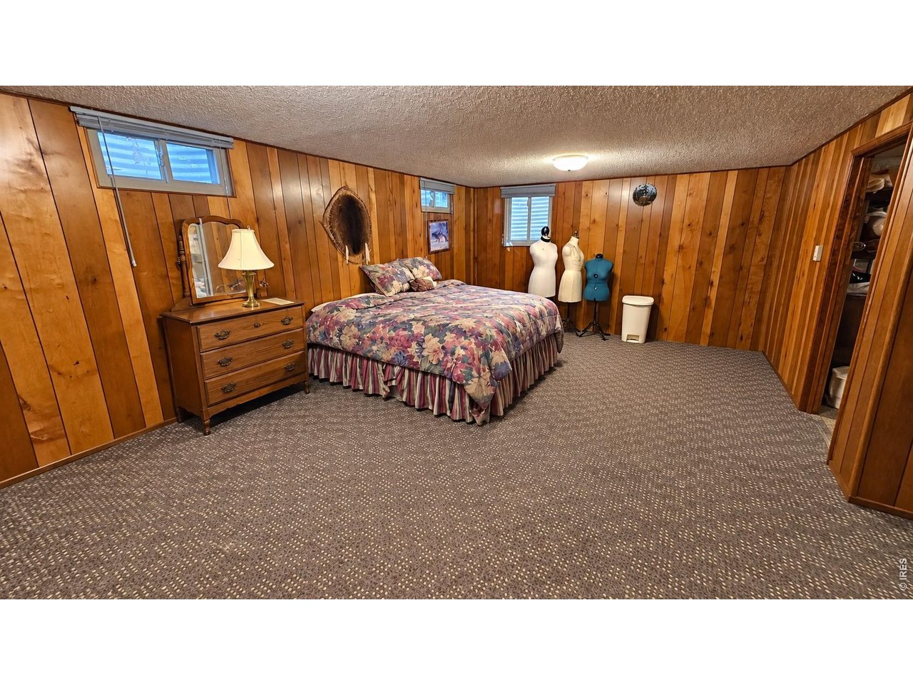 Property Photo 26 Basement Bedroom 4 - Additional storage room + walk in closet - personal property items removed using AI