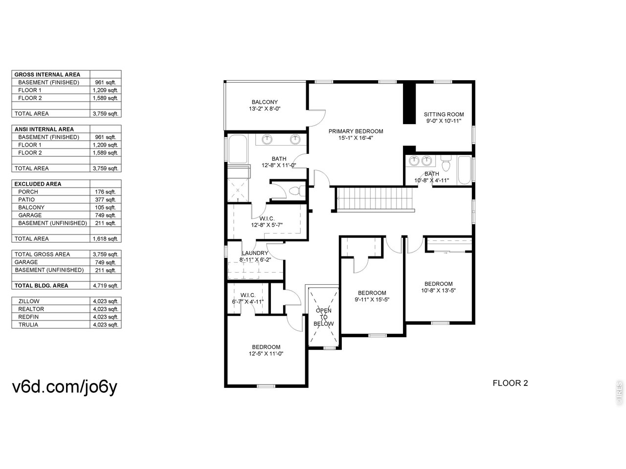 Property Photo 49 Floor plan - Upper level