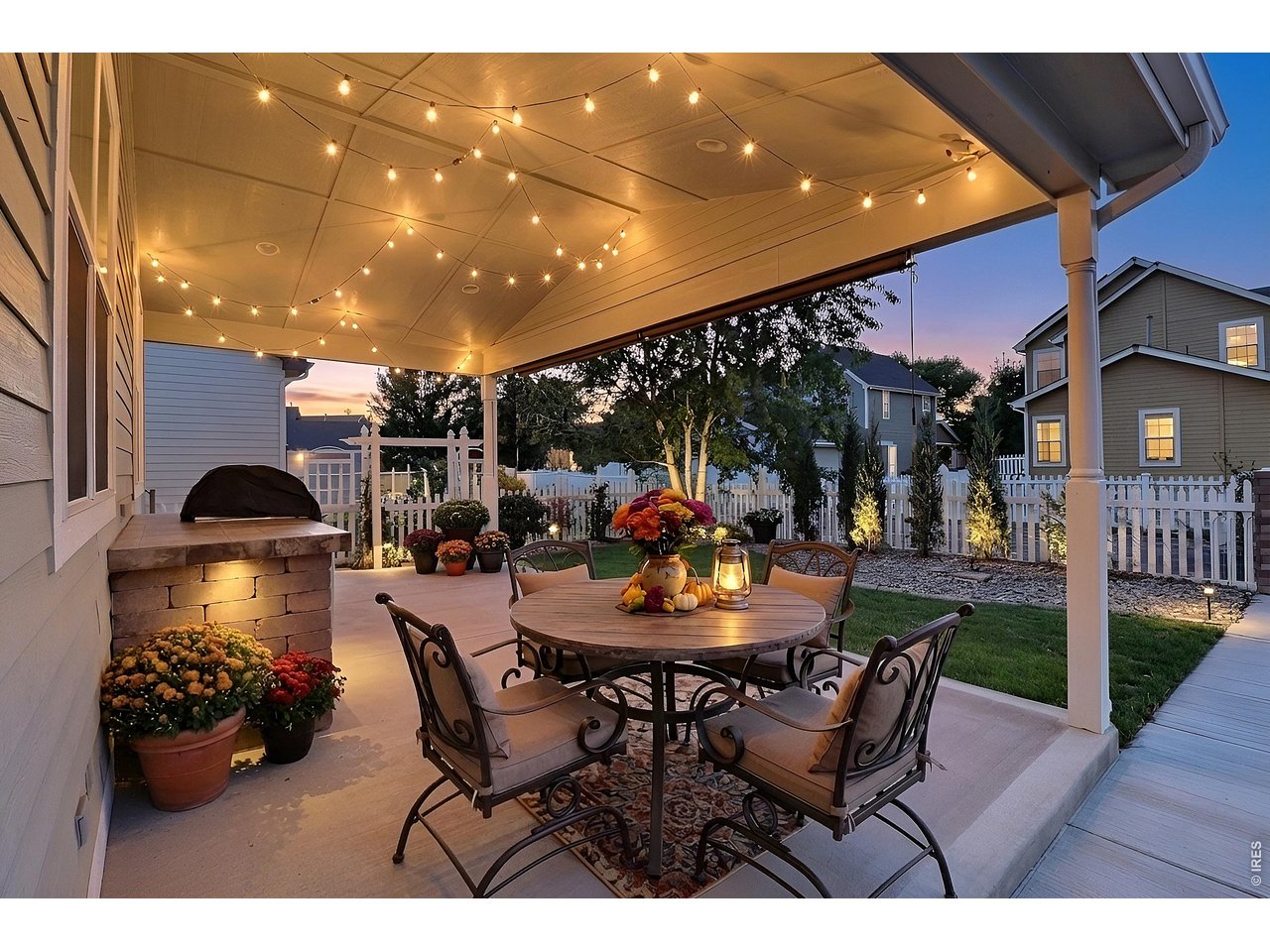 Property Photo 42 Stunning Twilight View with the Patio Lights