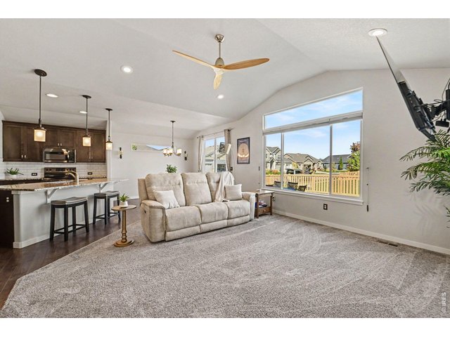 Property Photo 2 Open floor plan with cathedral ceilings