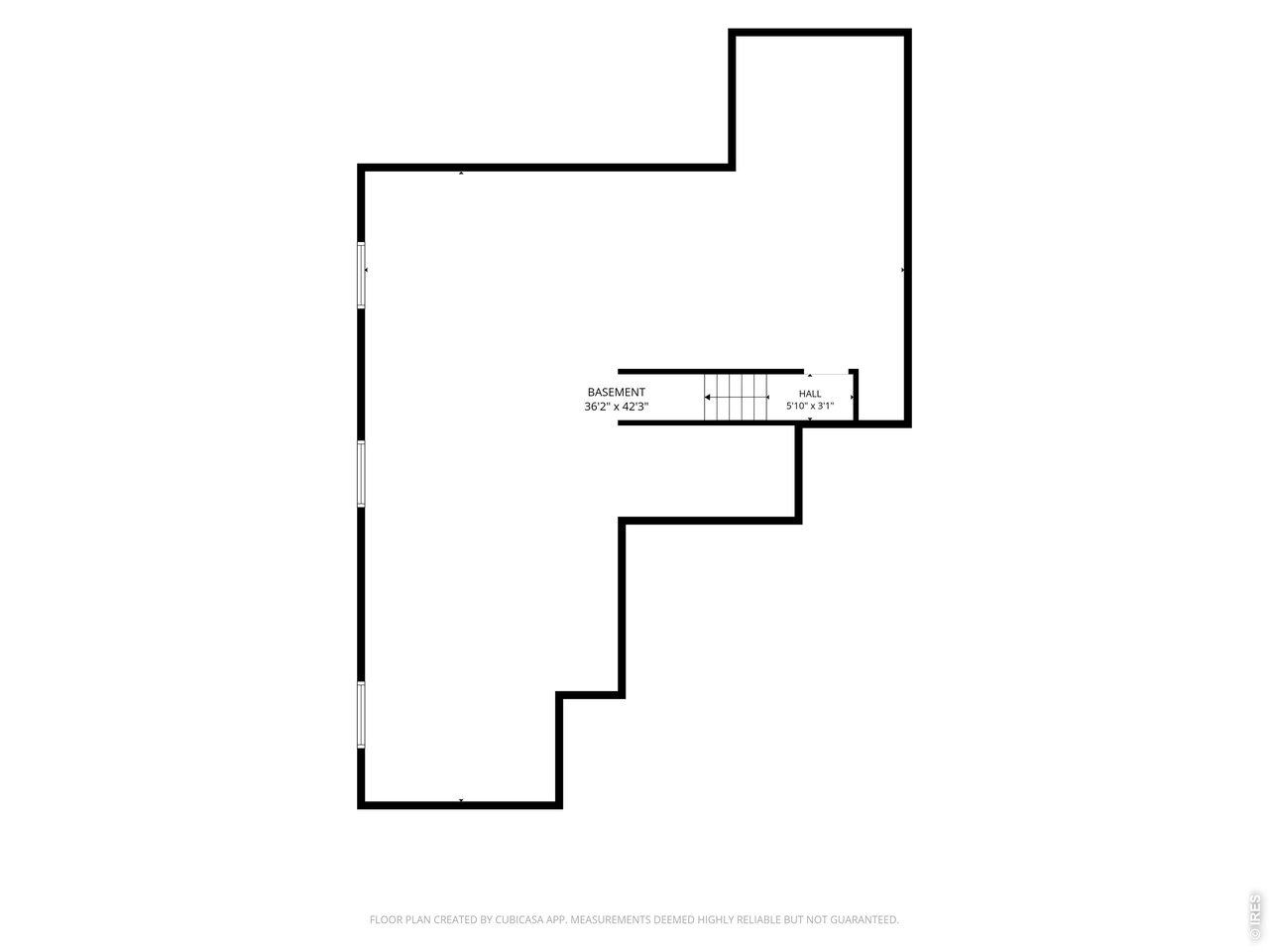 Property Photo 23 Basement floor plan w/rough-in and 3 Egress windows