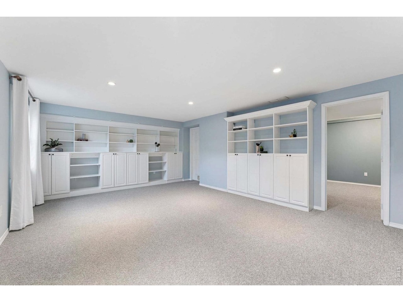 Property Photo 22 Beautifully Finished Basement with Extensive Built Ins, Custom Paint