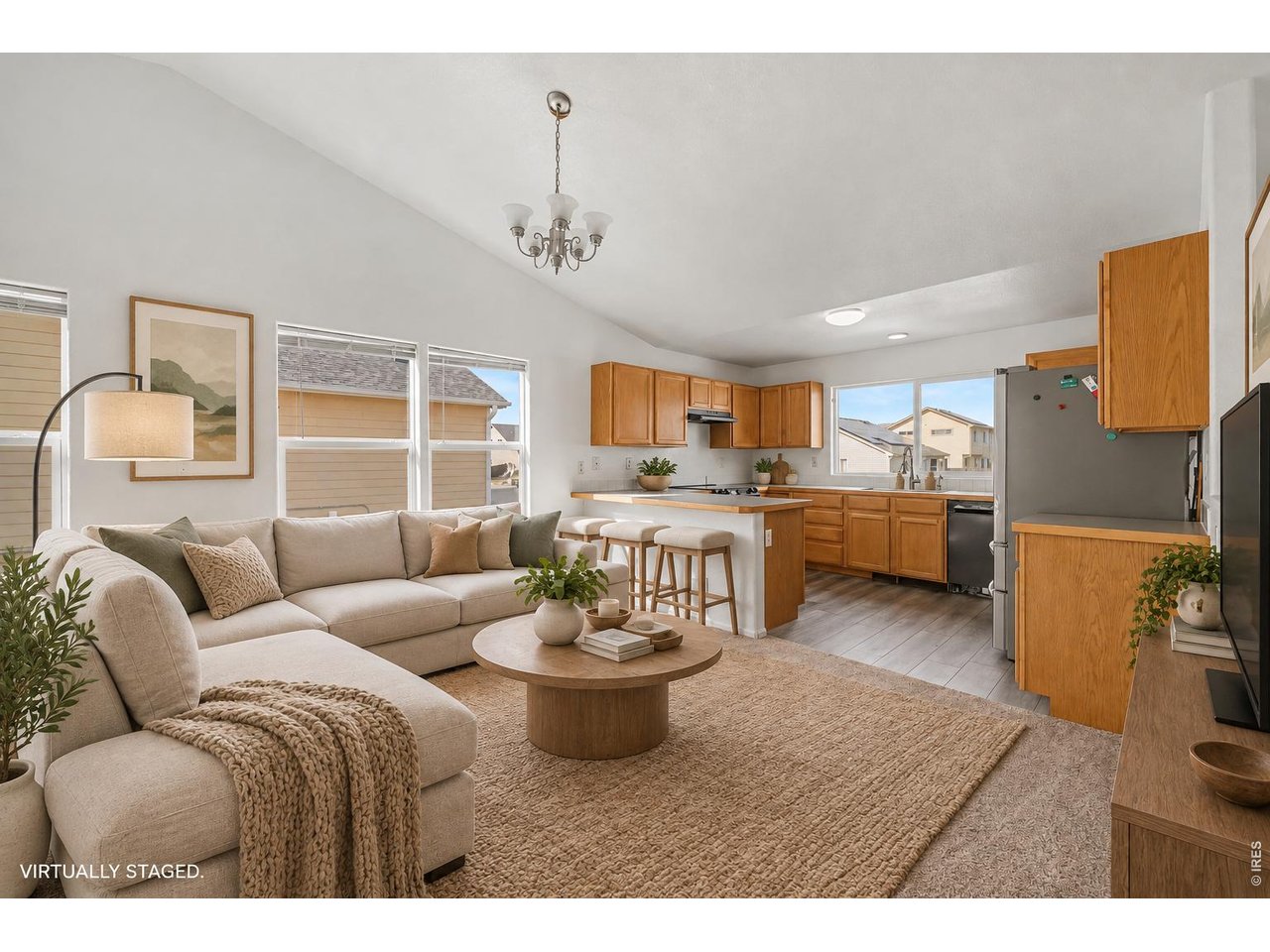 Property Photo 6 Virtually staged, Open Living Space