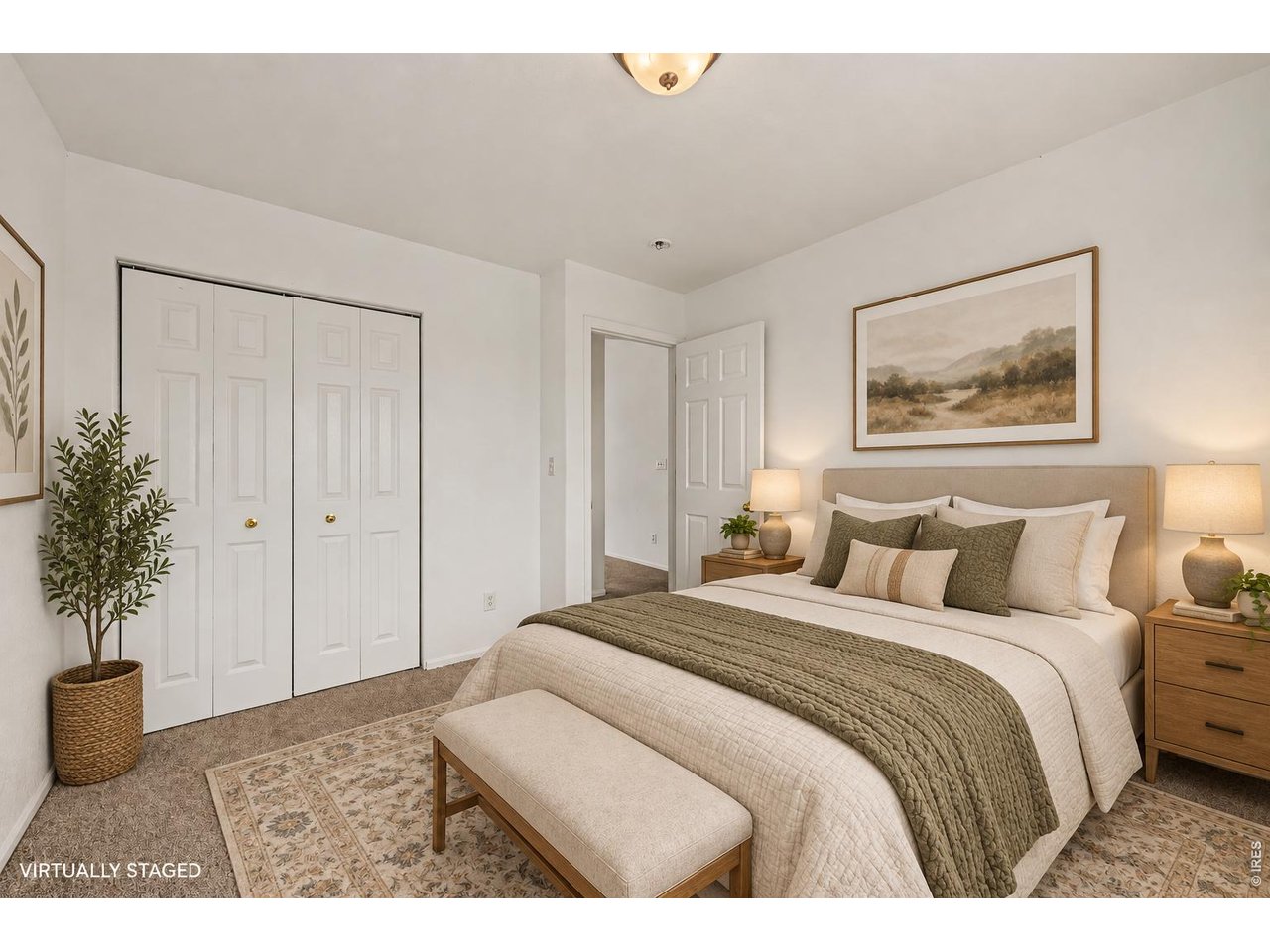 Property Photo 17 Virtually staged guest bedroom with ample natural light and flexible layout.