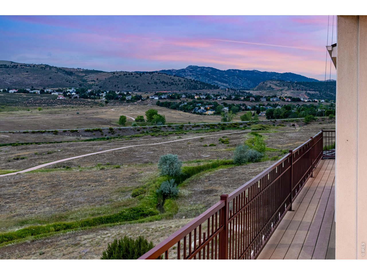 Property Photo 18 Literally see the Colorado foothills for miles, "Horsetooth Rock" in the private southwest Fort Collins enclave of Harmony Ridge Estates.