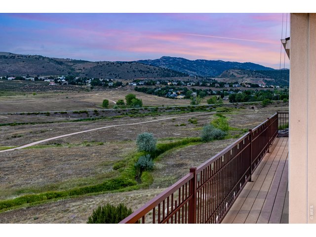 Property Photo 18 Literally see the Colorado foothills for miles, "Horsetooth Rock" in the private southwest Fort Collins enclave of Harmony Ridge Estates.