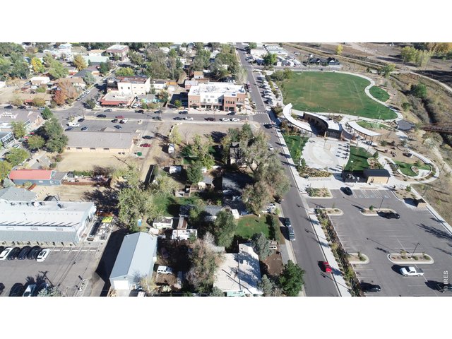 Property Photo 9 property is in the center of pic, see big park on right where they have music and all kinds of fun events and on the left is the core 500 block of Briggs  st...