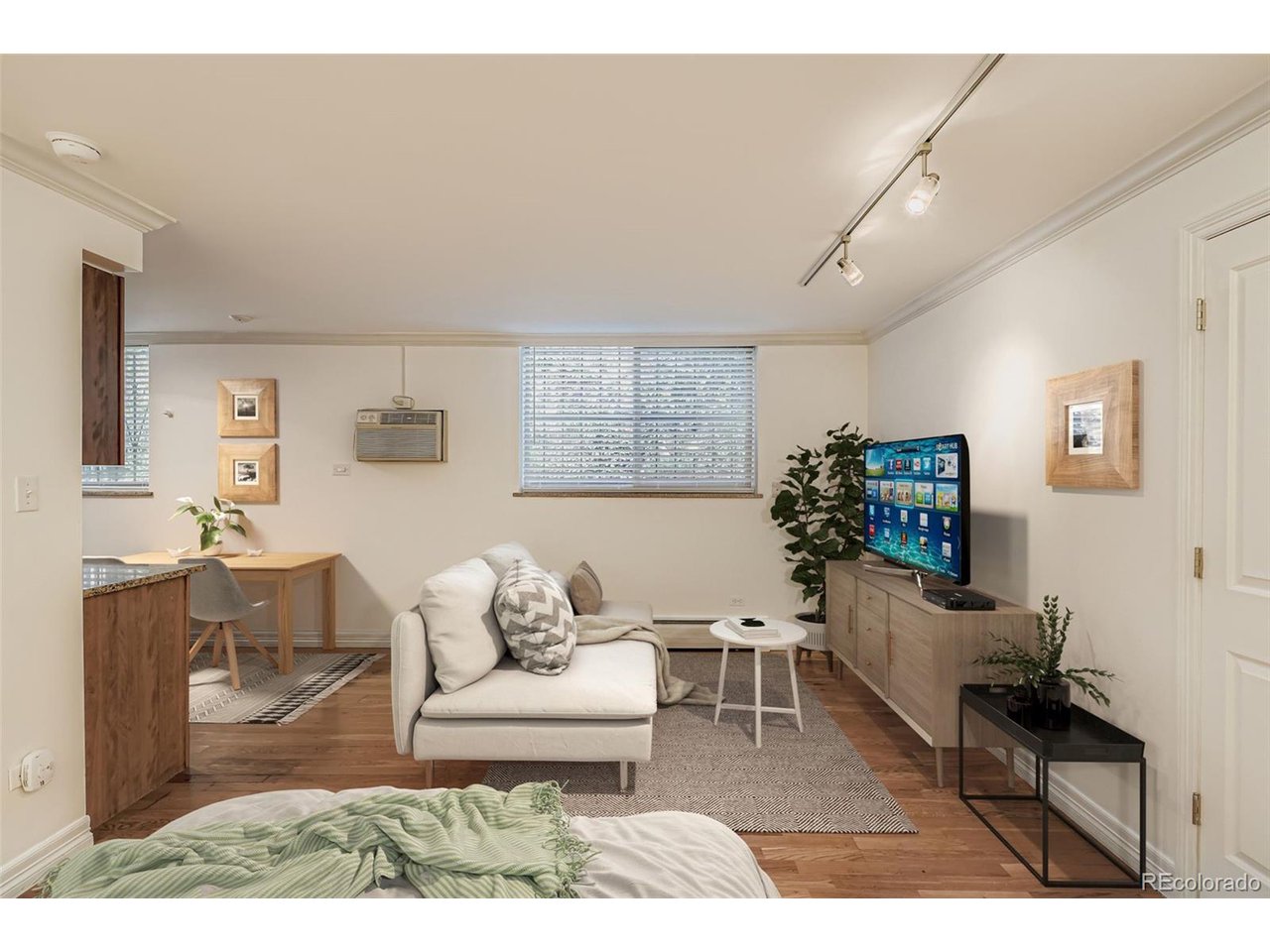 Virtual staging for ideas of potential layout.