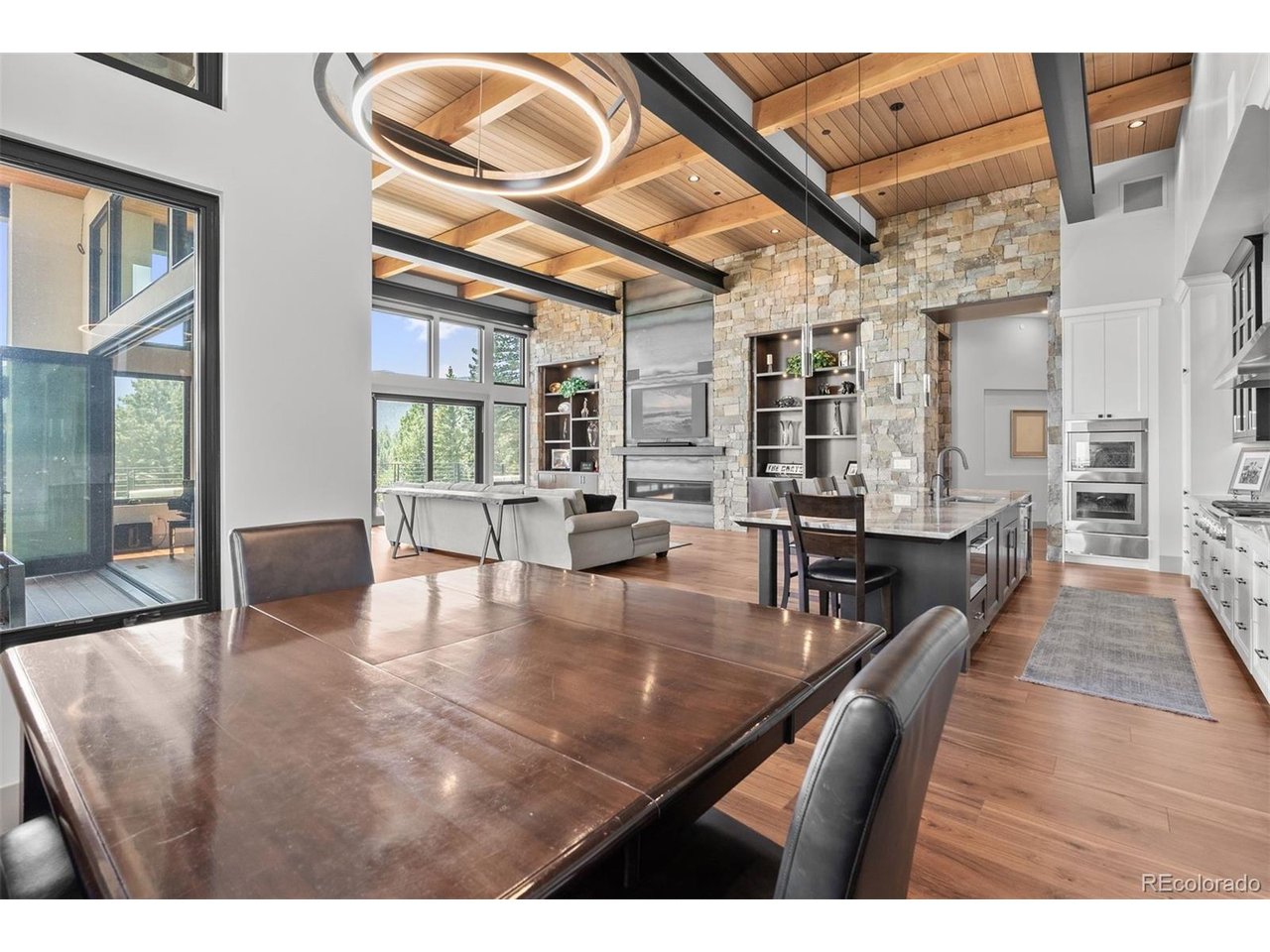 An open layout that flows effortlessly into the dining area, creating an inviting atmosphere for culinary creativity and shared meals