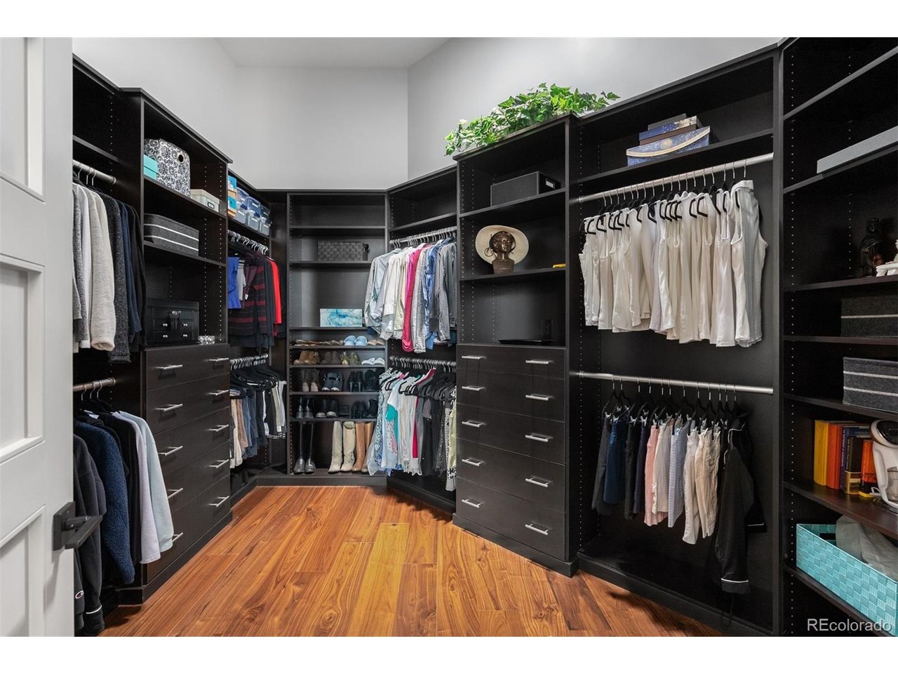 This walk-in closet isn't just a storage area; it's a personal sanctuary that elevates daily routines into a luxurious experience