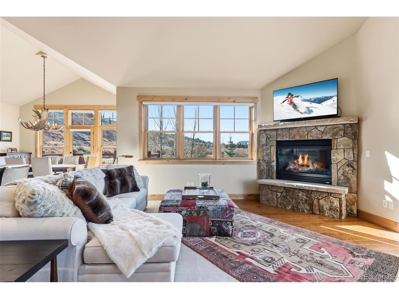 Living area with views to the south.