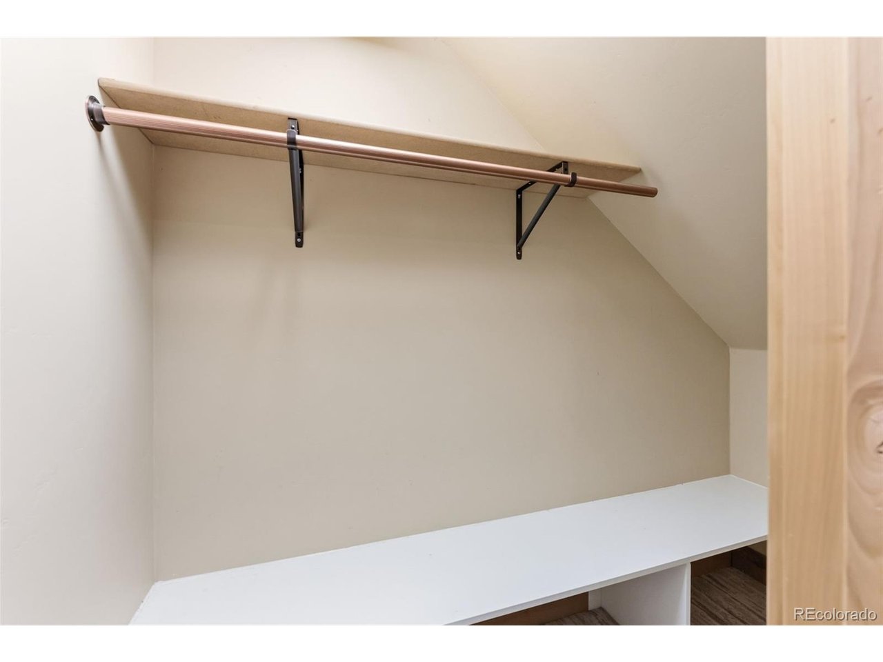 Extra large closet at entry.