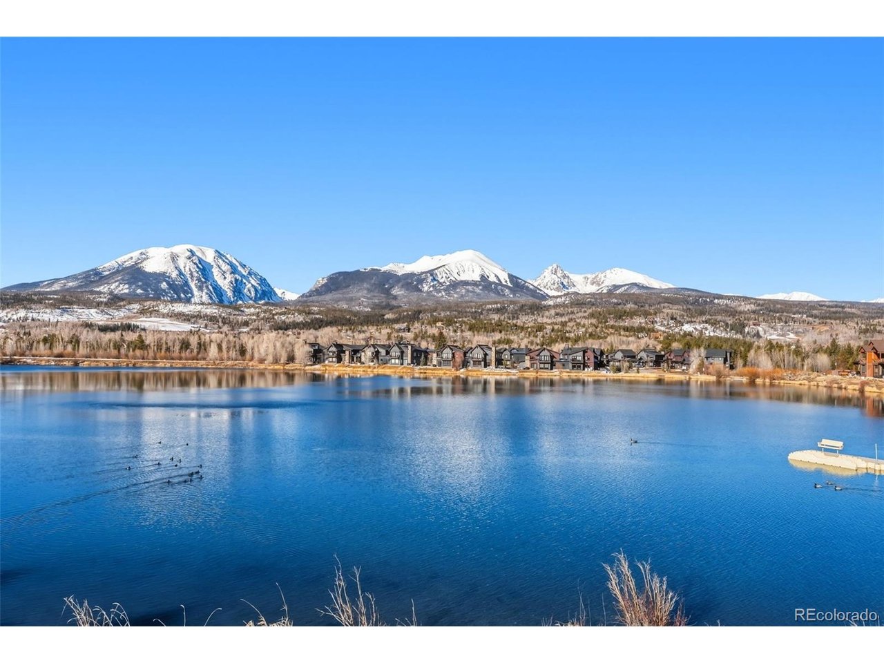 Views from the private lake.