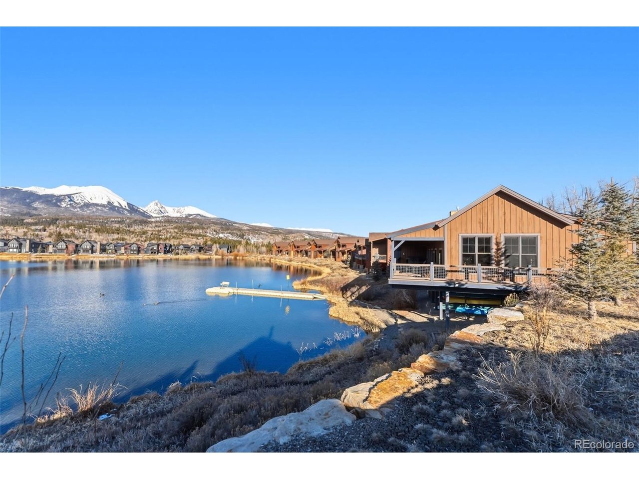 HOA clubhouse on the private lake.