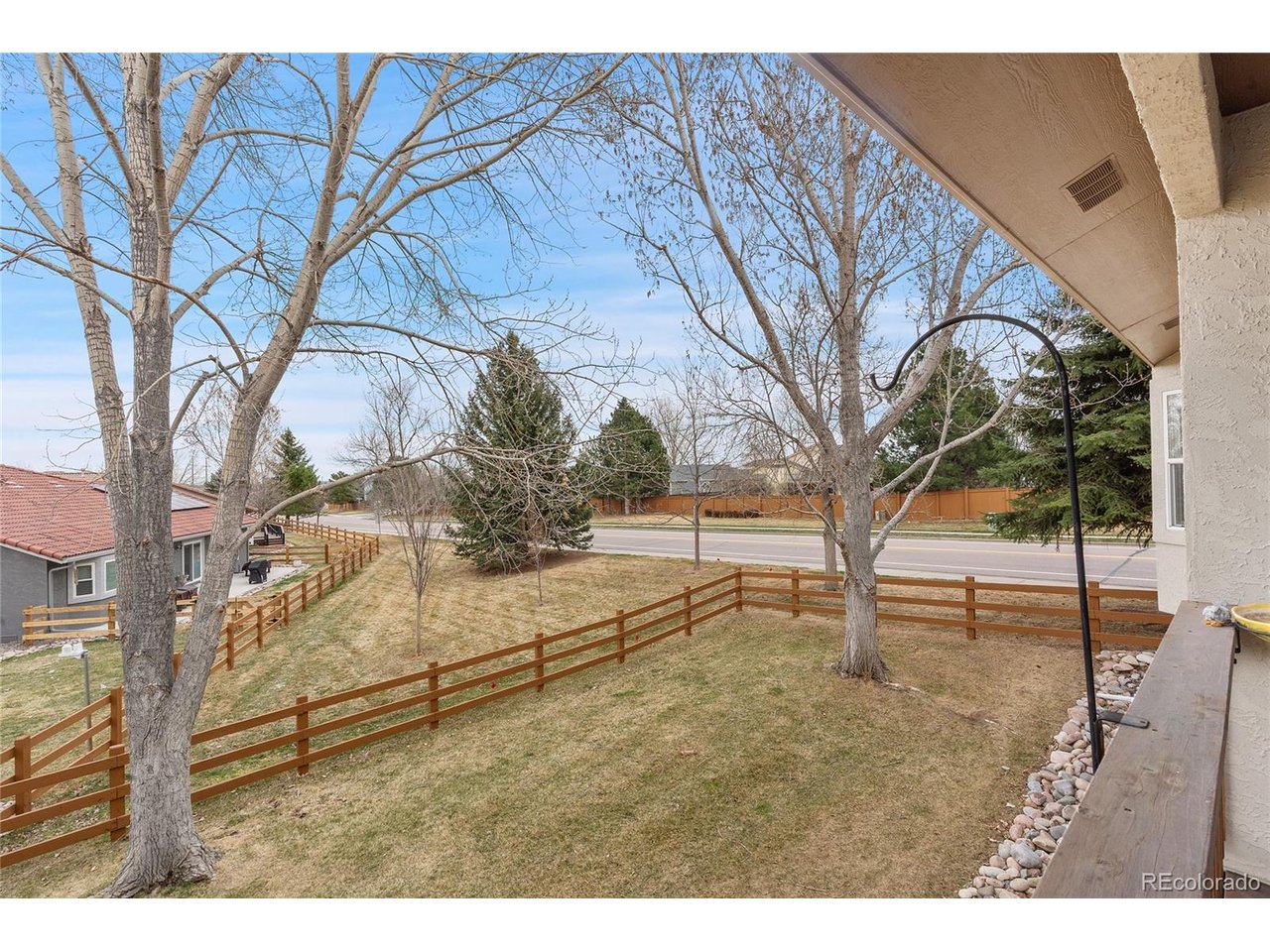 Large backyard