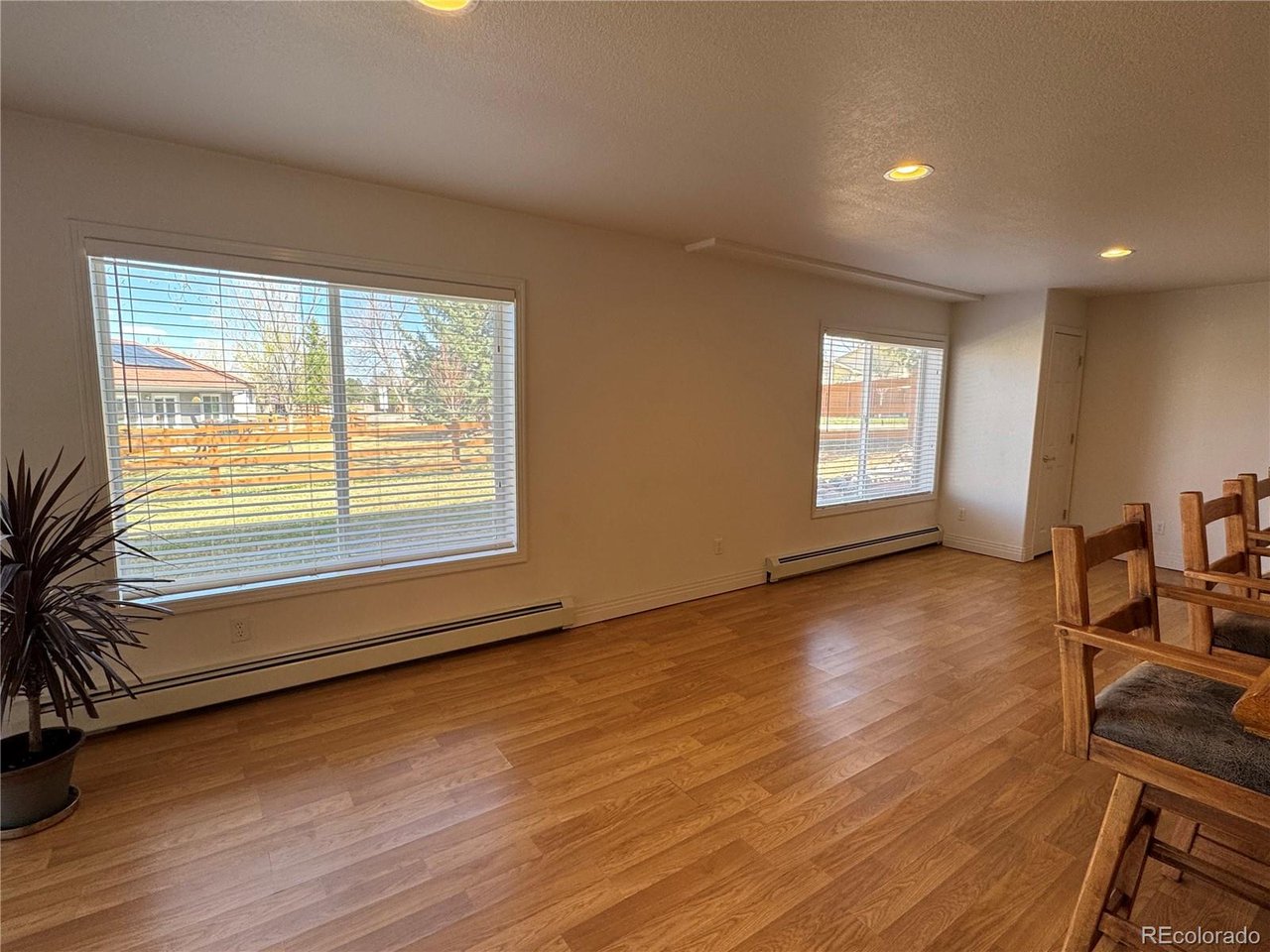 Large windows letting in tons of light