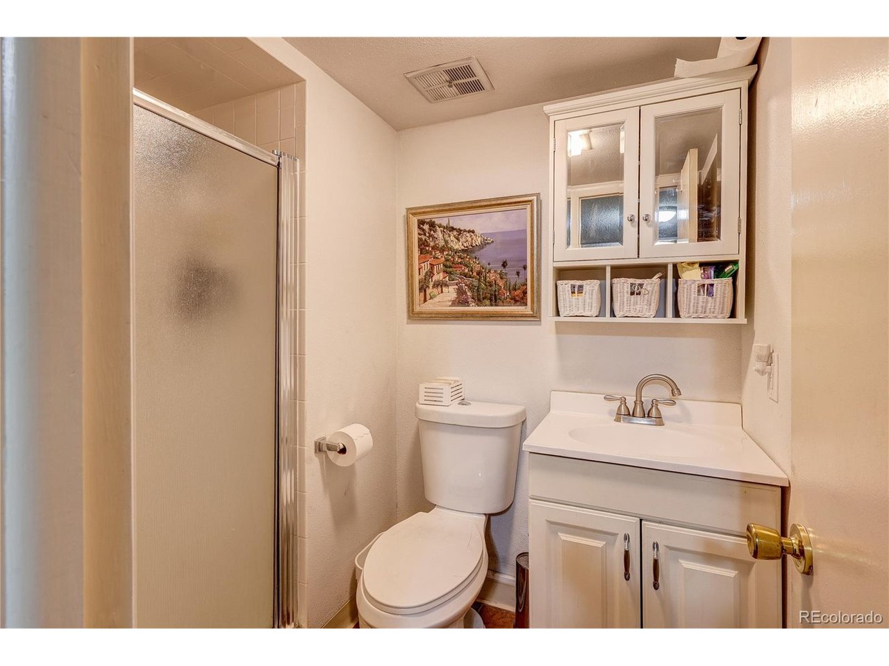 Basement 3/4 bathroom and vanity