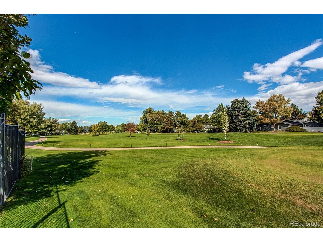 Golf fairways No. 14 and 15. Looking northwest