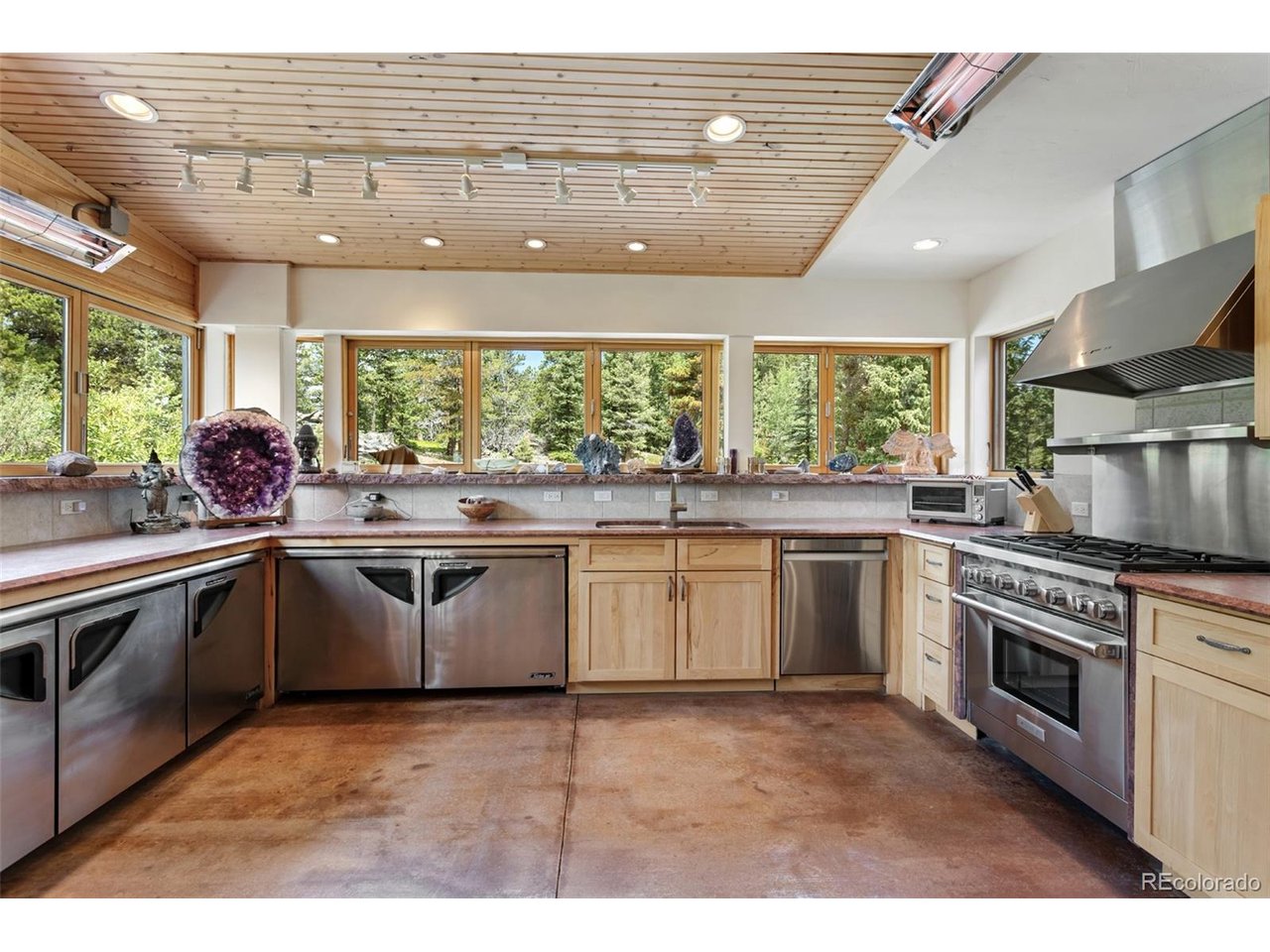 Partial Glimpse of the Massive Kitchen