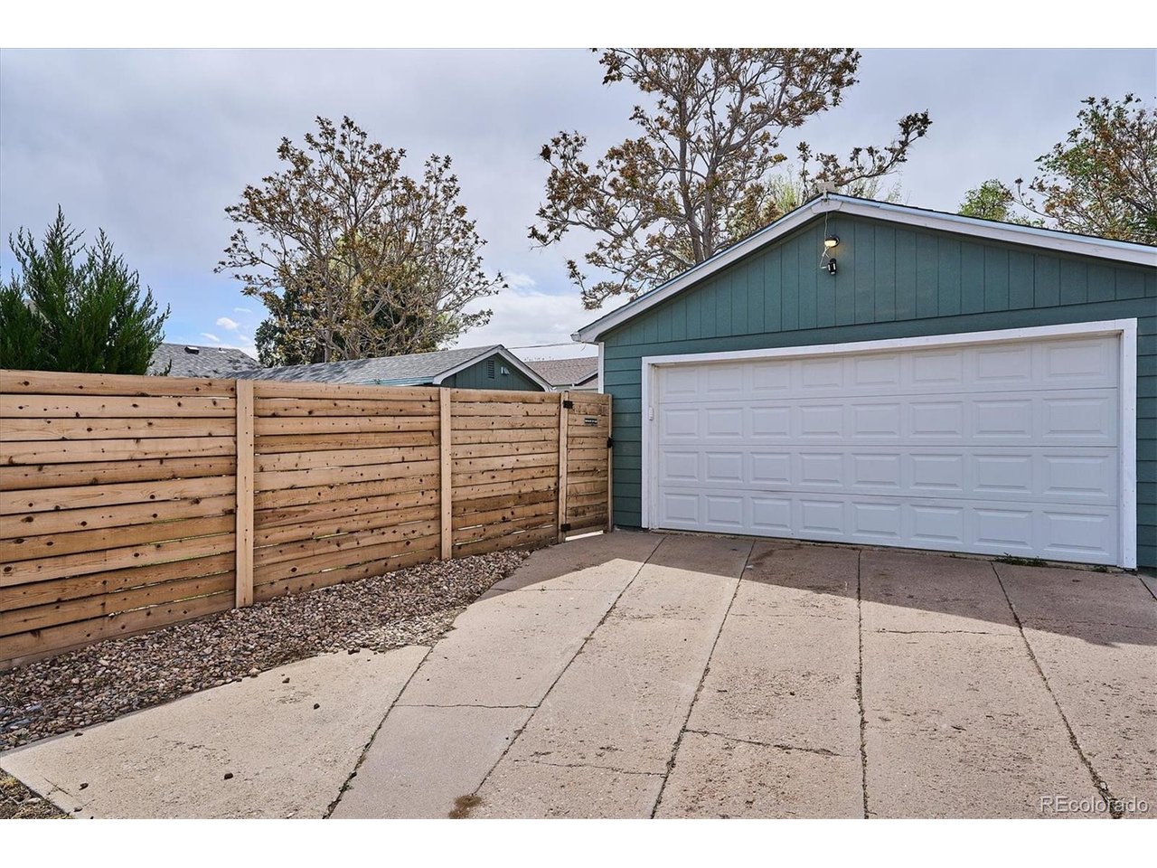Large 2 car garage with extra off street parking