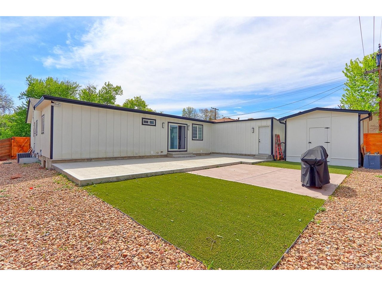 The Seller installed hi-grade Artificial grass to make this yard nearly maintenance free.