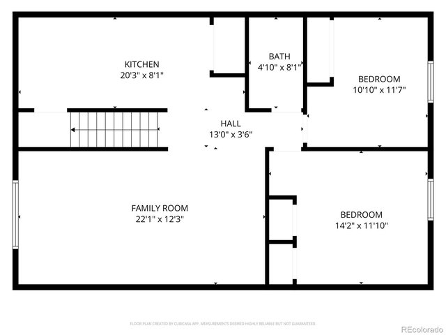 Property Photo 33 Basement Apartment floorplan. Each floor has its own private laundry closet.