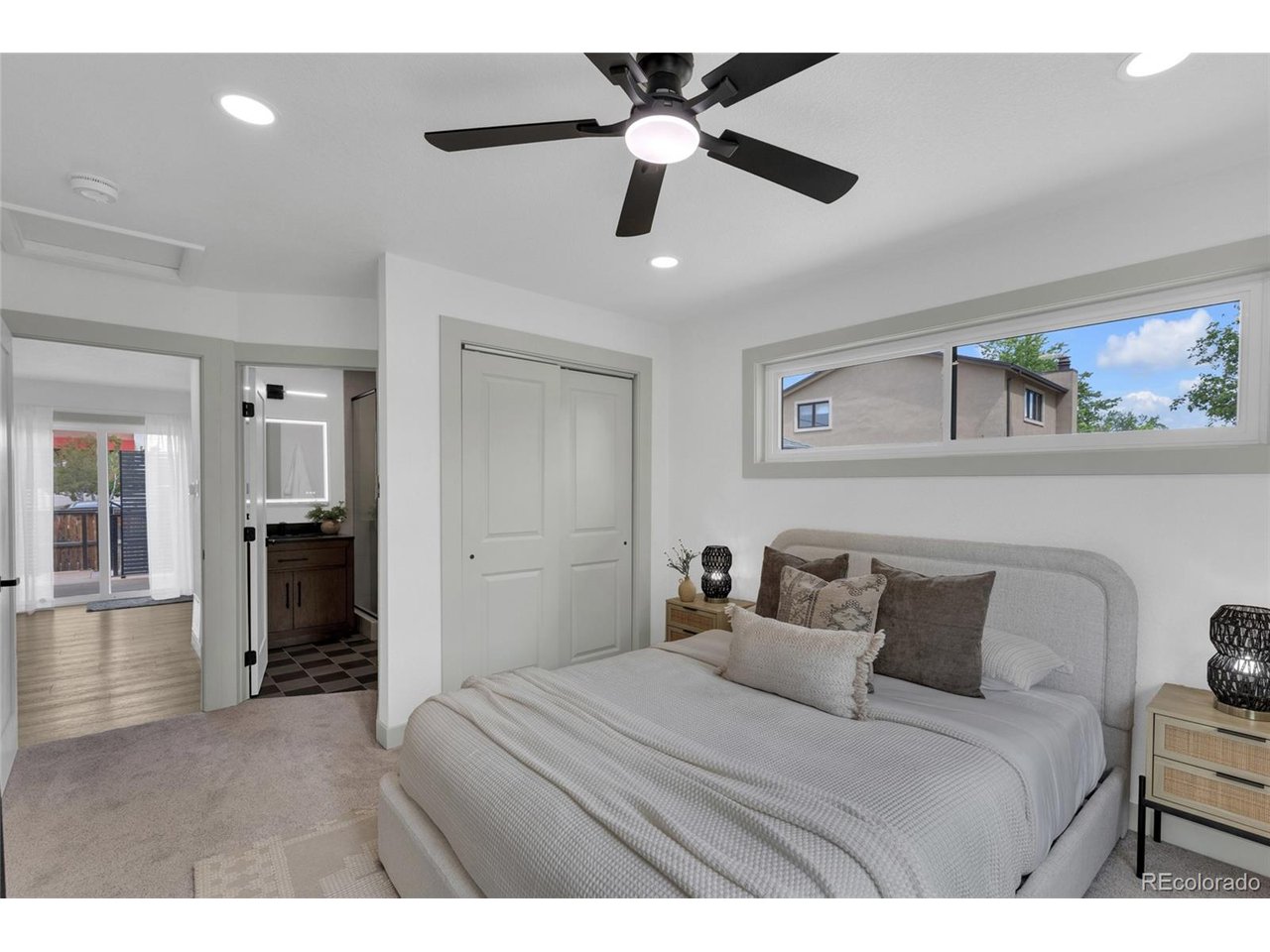 PRIMARY BEDROOM WITH DIRECT ACCESS TO BATHROOM