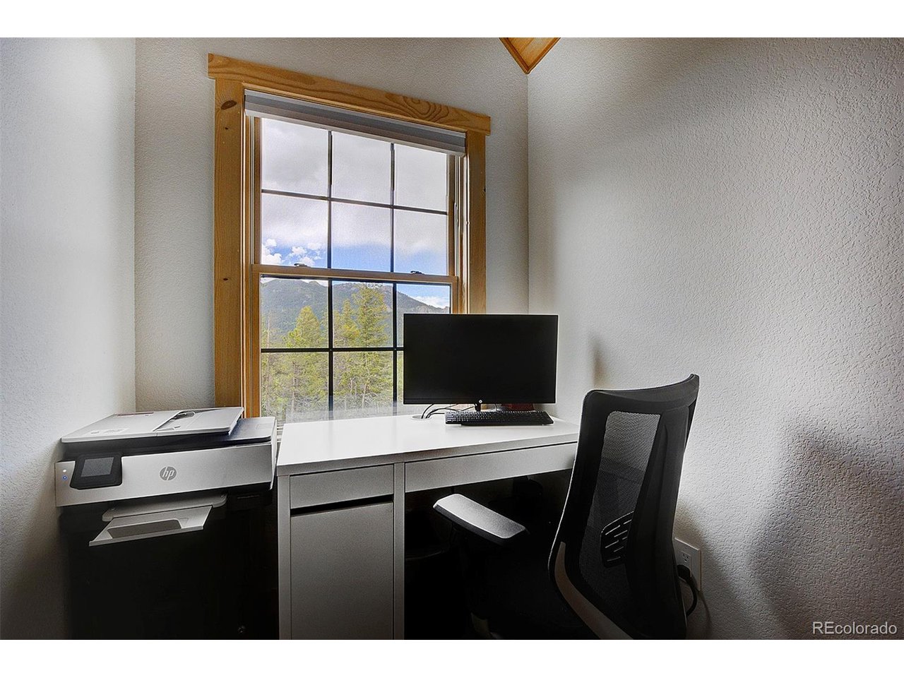 Home office space has views in bedroom # 2