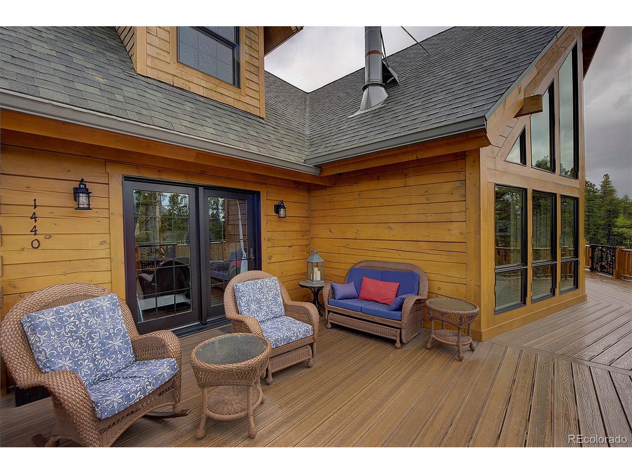 Back deck from primary bedroom